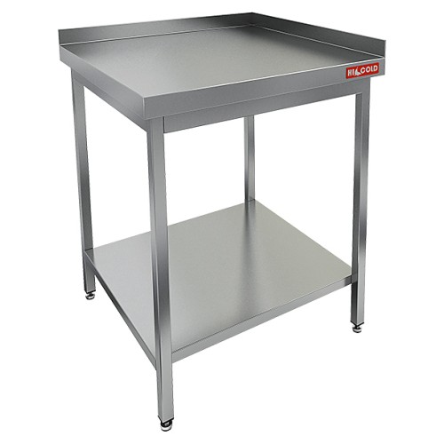 НСО-7/7ББП стол произ. с двумя бортами и полкой, HICOLD RUS
