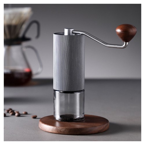 Кофемолка механическая ZeroHero S02 серая