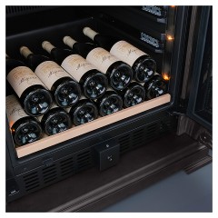 Винный шкаф MEYVEL MV77PRO-KBT2 Темный шоколад