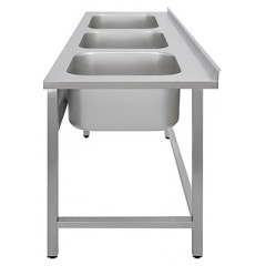 Ванна моечная Luxstahl ВМ3 18/6/8.5 (0.8)