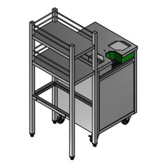 Соковыжималка автоматическая для цитрусовых Zumex Versatile Pro отводящий конвейер, корзина, подставка для бутылок