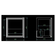 Шкаф морозильный Hurakan HKN-UF100G
