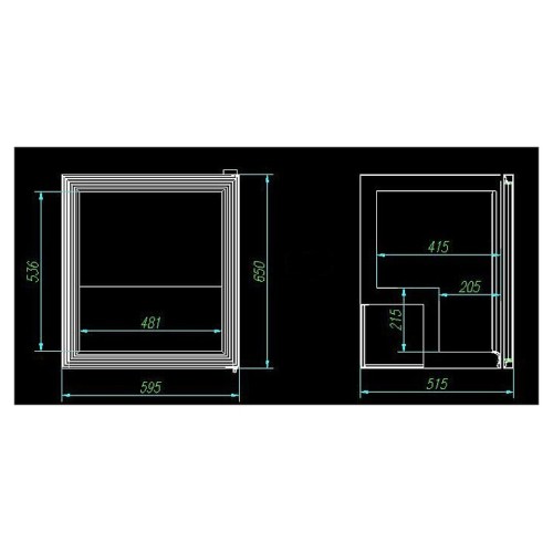Шкаф морозильный Hurakan HKN-UF100G