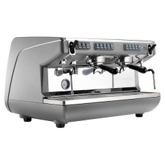 Кофемашина автоматическая Nuova Simonelli Appia Life 2gr V 220V серый металлик высокие группы, экономайзер