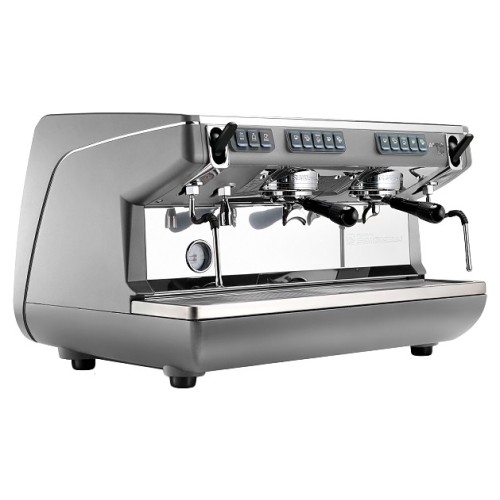 Кофемашина автоматическая Nuova Simonelli Appia Life 2gr V 220V серый металлик высокие группы, экономайзер