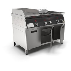 Плита индукционная комбинированная SMART INDUCTION K76-3RKB (с грилем)