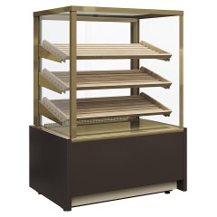 Витрина хлебная Carboma KC70 N 0,9-2 Light (0102-0109, шоколад / золото)