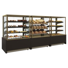 Витрина кондитерская Carboma KC70 VM 0,9-1 Light (0102-0109, шоколад / золото)