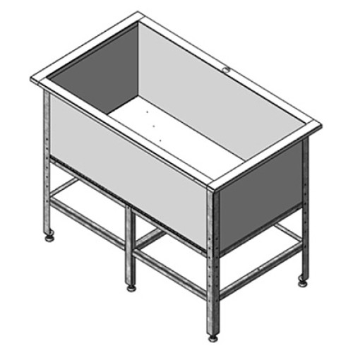 Ванна моечная Assum ВКС-П-1/500/1100 мойка AISI 201, 6 ножек