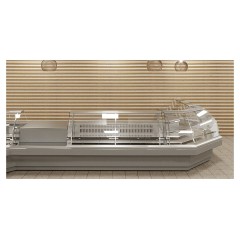 Витрина холодильная Lida Midi-2 SU (1500х1220х1250 мм, выносной агрегат)