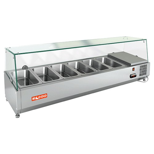 Витрина холодильная HICOLD VRX 1400 (1/3)