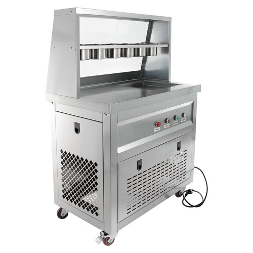 Фризер для жареного мороженого Foodatlas KCB-1F (контейнеры, стол для топпингов)