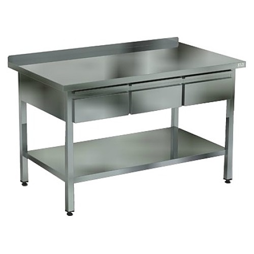 Стол с выдвижными ящиками КОБОР СПБЯ-120/60