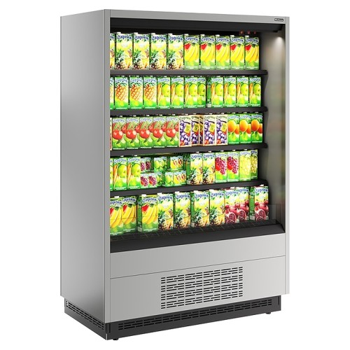 Горка холодильная Carboma FC 20-07 VM 1,0-2 версия 2.0 0300 (бок металл) 9006-9005