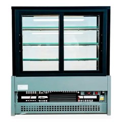 Витрина кондитерская CLSY LUXE Showcase 1,3 1370х650х1300 мм техно (черно-серый)