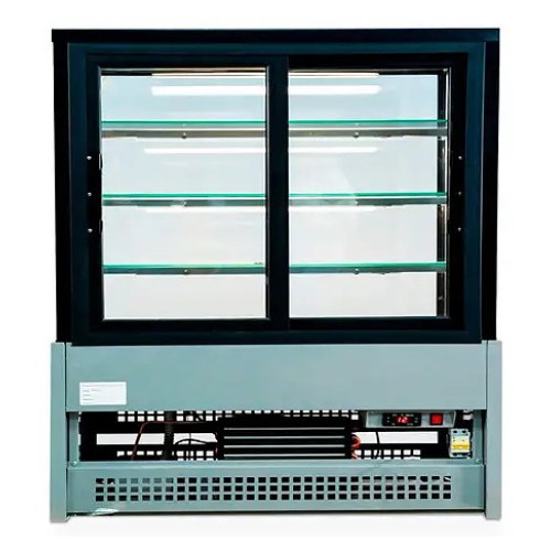 Витрина кондитерская CLSY LUXE Showcase 1,3 1370х650х1300 мм техно (черно-серый)