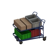 Тележка платформенная MetallCart OZ18 с откидной платформой