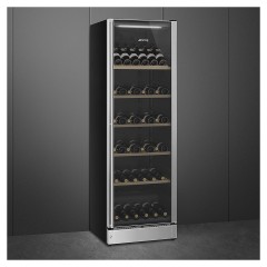 Винный шкаф SMEG SCV115G (петли справа) нерж. сталь
