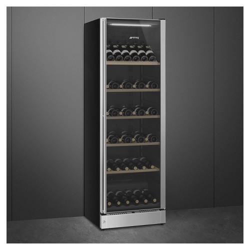Винный шкаф SMEG SCV115G (петли справа) нерж. сталь