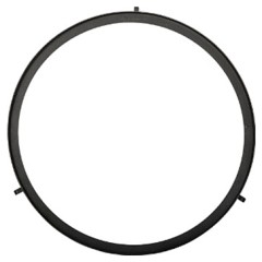 Гриль уличный COEO TRIO 98 h=110 см черная сталь