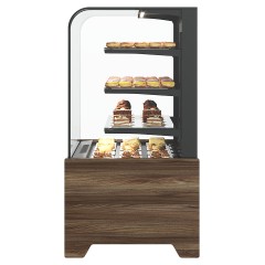 Витрина кондитерская Carboma Radius KR70 VM 0,9-1 Light (Bronze 9005/0109)