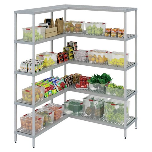 Стеллаж модульный угловой дополнительный POLAIR LOAD.ME POLY 16AL.4PP50.13C