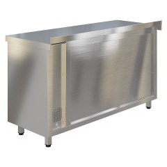 Стол тепловой Restoinox Т-СПЗК-13/7-Б закрытый с бортом