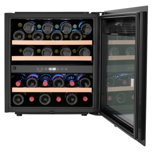 Винный шкаф Zugel ZCWI360DB черный