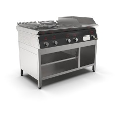 Плита индукционная комбинированная SMART INDUCTION K96-35KPB (с грилем)