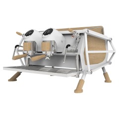 Кофемашина Sanremo Cafe Racer 2 гр. белая-дерево