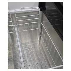 Ларь морозильный с гнутыми раздвижными стеклами Бирюса Б-CF23