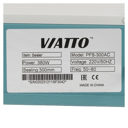 Запайщик пакетов VIATTO PFS-300AC