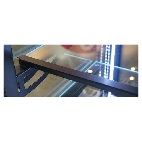 Витрина кондитерская CRYSPI Elegia Quad К 1250 Д RAL 9005