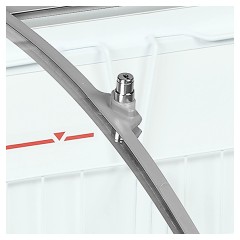 ЛАРЬ МОР.СО СТЕКЛ.КРЫШ.TEFCOLD IC551SCEB