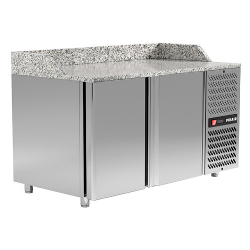 Стол для пиццы POLAIR TM2ENPIZZA-G с бортом