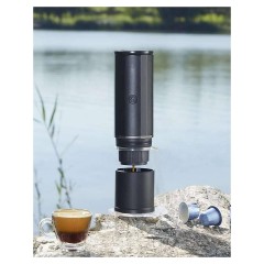 Кофеварка аккумуляторная ZeroHero Heropresso Coffee Maker (Heated Edition) (7500 мА·ч 80 мл) черная