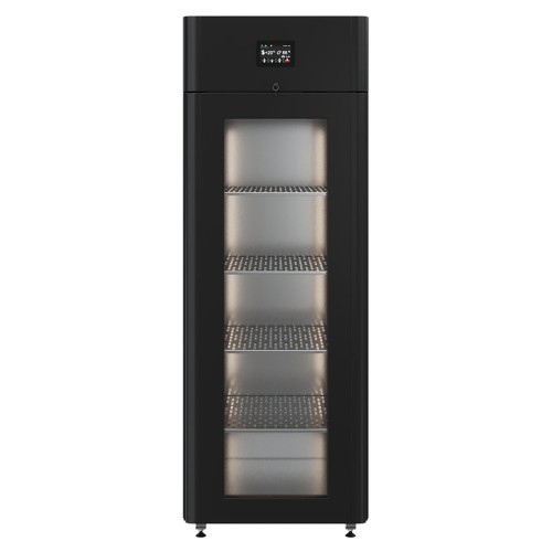 Шкаф холодильный POLAIR CS107-Meat стеклянная дверь, черный, тип 2