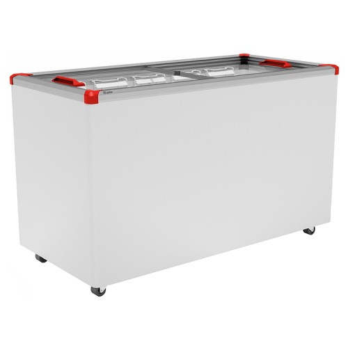 Ларь морозильный Frostor GELLAR FG 500 C V25 (алюминий) красный (R290)