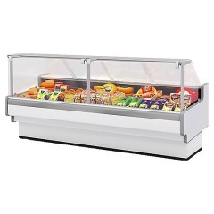 Витрина холодильная Brandford AURORA Slim SQ PLUG-IN Открытый угол 90 (встроенный агрегат)