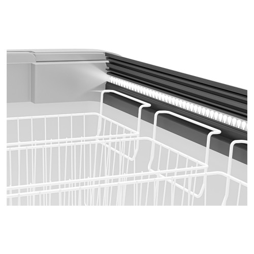 Ларь морозильный Frostor GELLAR FG 500 C V25 (алюминий) серый (R290)