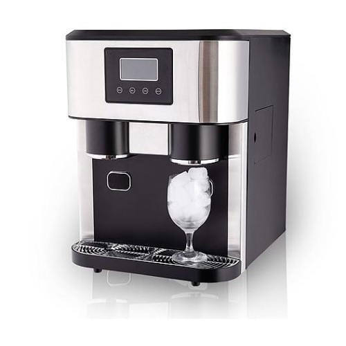 Льдогенератор Hurakan HKN-IMSD15 с измельчителем и диспенсером для льда