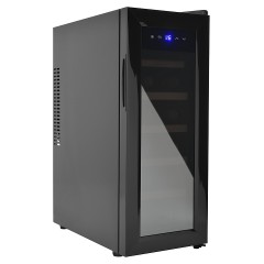 Винный шкаф Zugel ZTWF122B черный