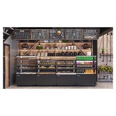 Витрина кондитерская Carboma Cosmo KC84-130 VV 0,9-1 закрытая