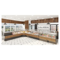 Витрина морозильная Lida Aqua-2 М (1820х1350х1200 мм, выносной агрегат)