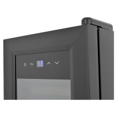 Винный шкаф Zugel ZTWF122B черный