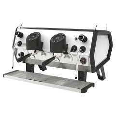 Кофемашина Sanremo D8 2GR Cold Touch, экономайзер, черная, белая