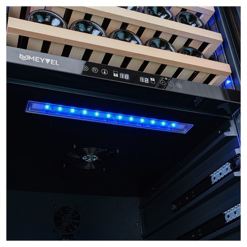 Винный шкаф MEYVEL MV77PRO-KBT2 Темный шоколад