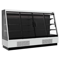 Горка холодильная Carboma F16-08 VV 2,5-1 STANDARD фронт X1 версия 2.0 9006-9005