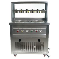 Фризер для жареного мороженого Foodatlas KCB-2Y (контейнеры, 2 компрессора)