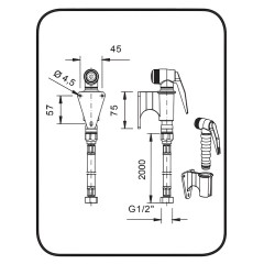 Устройство душирующее Rubinetterie DEL FRIULI 922000